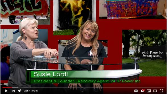 Susie Lordi, President & Founder of Recovery Agent: 24 Hr Power Inc., speaking at conference panel